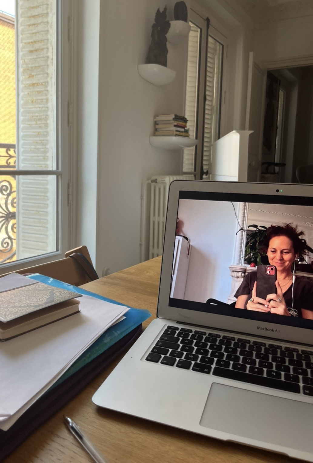 visuel rdv avec Mélanie Portet le Doze en visio par zoom